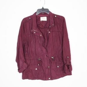 26 International Maroon Ashley Utility Jacket